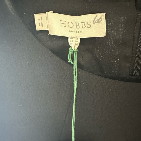 Hobbs London Madison Black sheath dress US 8 UK 12 NWT $290 - Picture 3 of 8